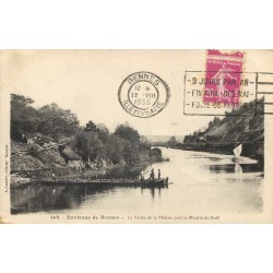 35 RENNES environs. Vallée de la Vilaine près Moulin du Boël 1935