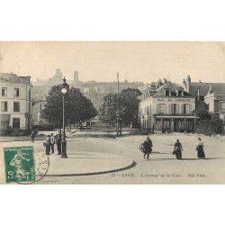 02 LAON. Café du Commerce Avenue de la Gare 1913