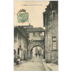 carte postale ancienne 17 JONZAC. Ancienne Porte de la Ville