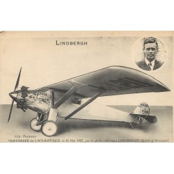 Aviateur LINDBERGH traversée de l'Atlantique sur Spirit of St-Louis en 1927