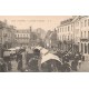 2 x cpa 22 PAIMPOL. La Place du Marché et Eglise Cimetière vers 1900