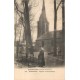 2 x cpa 22 PAIMPOL. La Place du Marché et Eglise Cimetière vers 1900