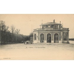 3 x cpa 92 SEVRES. Gare du Pont, Grande Rue et Ile Séguin coteaux de Bellevue vers 1900