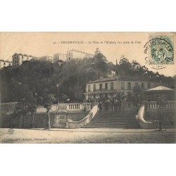 PHILIPPEVILLE. La Place et l'Hôpital. ainsi que l'Hôtel Restaurant 1907