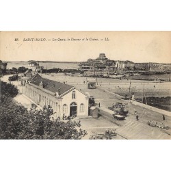 35 SAINT-MALO. Quais, Douane et Casino 1921
