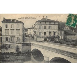 24 BRANTOME. Le Grand Hôtel sur la Drôme 1912