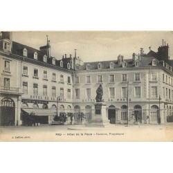 64 PAU. Hôtel de la Poste et Café de l'Union 1917