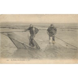 Métiers PÊCHE. Pêcheurs de Crevettes 1906