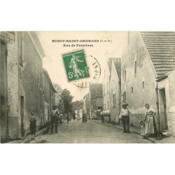 77 BUSSY-SAINT-GEORGES. Rue de Ferrières animée 1913