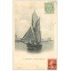 carte postale ancienne 17 LA ROCHELLE. Chaloupe sortant du Port vers 1907