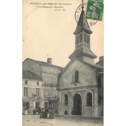 24 MAREUIL-SUR-BELLE. La Chapelle et Café du Nord 1913
