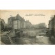 23 AUBUSSON. Pont de la Terrade animé 1917