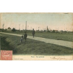 77 TORCY. Enfants sur la Route du Village 1907