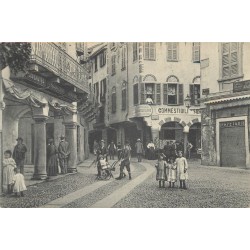 Suisse LUGANO. Piazza Commercio. Impeccable et vierge vers 1912...