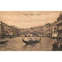 18 cpa VENEZIA VENISE. Ponte Rialto, Palazzo Desdemona, Eglise San M