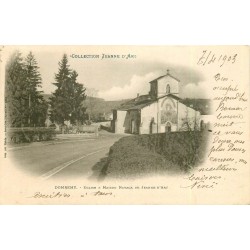 5 cpa 88 DOMREMY. Maison Natale, Village de la Pucelle, Statue et Basilique 1903