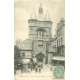 2 cpa 33 BORDEAUX. Tour Grosse Cloche et Monument Gambetta 1914