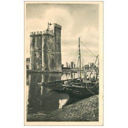 carte postale ancienne 17 LA ROCHELLE. La Tour Saint-Nicolas. 1946