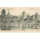 2 cpa 67 STRASBOURG. Nid de Cigognes et Ponts-Couverts