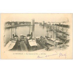 carte postale ancienne 17 LA ROCHELLE. Le Port 1902