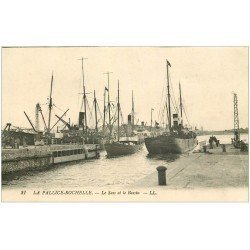 carte postale ancienne 17 LA ROCHELLE. Le Sass ou Sas et le Bassin