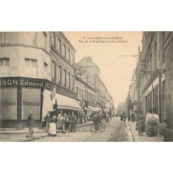 76 CAUDEBEC-LES-ELBEUF. Commerce "Baudoin" Rue République et Guibert