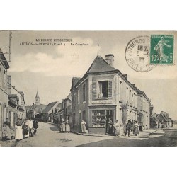 28 AUTHON-DU-PERCHE. Epicerie "Cuillemin" au Carrefour 1923