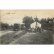 14 USSY. Train Tramway en Gare bien animée 1919