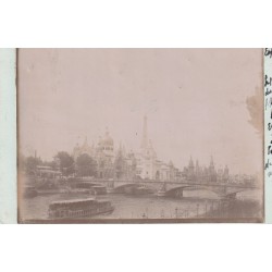 Exposition de Paris 1900. Pavillon Italie et Pont des Invalides