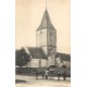 14 SAINT-GERMAIN-LE-VASSON. Attelage et facteur devant l'Eglise