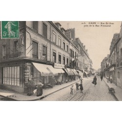 14 CAEN. Café Moderne Rue Saint-Jean près rue Frémentel