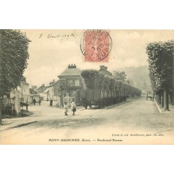27 PONT-AUDEMER. Wagonnets Boulevard Pasteur 1905