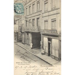27 PONT AUDEMER. Hôtel du Lion d'Or tenu par Robin 1905