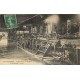 2 cpa 27 PONT AUDEMER. Etablissements de la Risle Fabrique machine à papier Salle des Calandres vers 1910...
