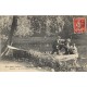 18 SAINT-THIBAULT. Une belle Pêche 1912 Pêcheurs sur barque avec épuisette