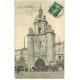 carte postale ancienne 17 LA ROCHELLE. Porte de la Grosse Horloge. Café Moderne 1915
