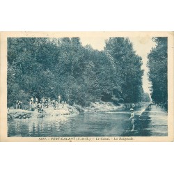 93 VERT-GALANT. La Baignade sur le Canal 1936