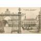 3 cpa 54 NANCY. Porte Désilles, grilles Jean Lamour Place Stanislas et vue 1921