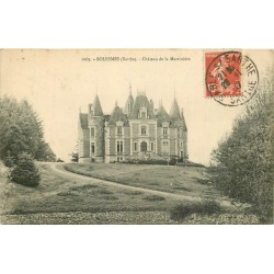 2 cpa 72 SOLESMES. Château de la Marinière et Garde de Gauche Abbaye Bénédictins