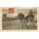 carte postale ancienne 17 LA ROCHELLE. Statue Amiral Duperré Cours Richard 1913
