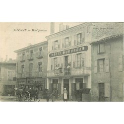 26 SAINT-DONAT. Diligence transports pour Hôtel Jourdan 1908