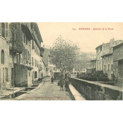26 ROMANS. Quartier de la Presle animé 1908