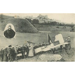 LOUIS BLERIOT en aéroplane de Calais à Dover 1909