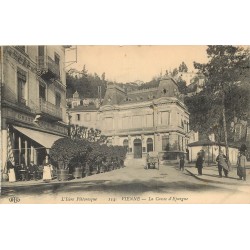38 VIENNE. Caisse d'Epargne et Grand Café Joubert 1914