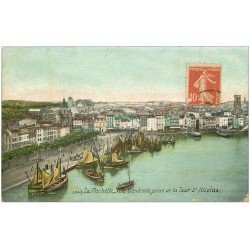 carte postale ancienne 17 LA ROCHELLE. Vue générale sur le Port 1914