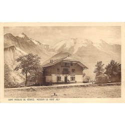 74 NICOLAS DE VEROCE. Pension du Mont Joly épicerie mercerie 1932