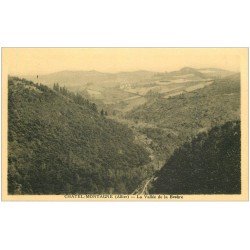 carte postale ancienne 03 CHATELMONTAGNE. Vallée de la Besbre