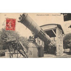 75 PARIS 14. Grand Télescope Observatoire 1908