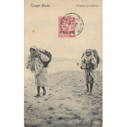 Maroc TANGER. Porteuses de Charbon 1909