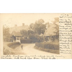 Angleterre BOURNEMOUTH un Cottage ou Farm Rare photo cpa 1903
